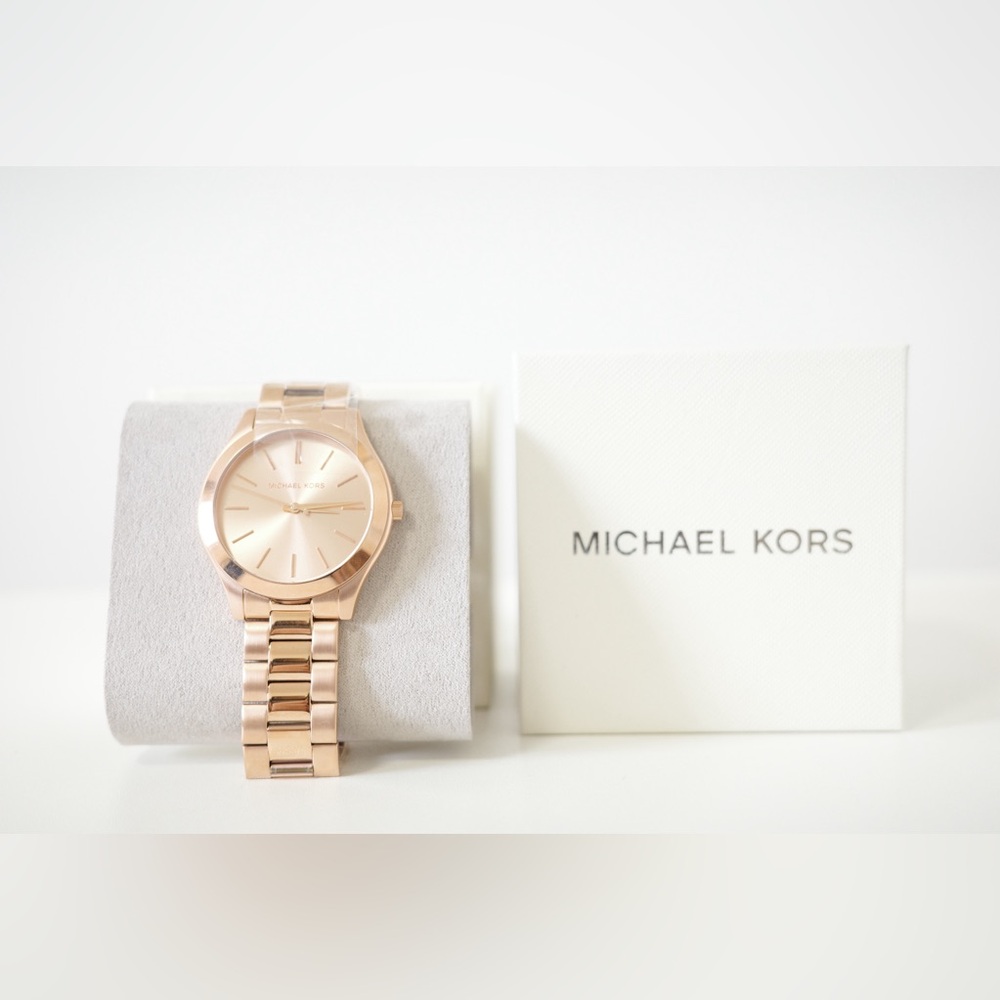 Michael Kors Slim Runway Rose Gold Watch